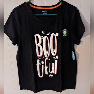 Lightning Bug Halloween Glow in the Dark Women's Size M Black